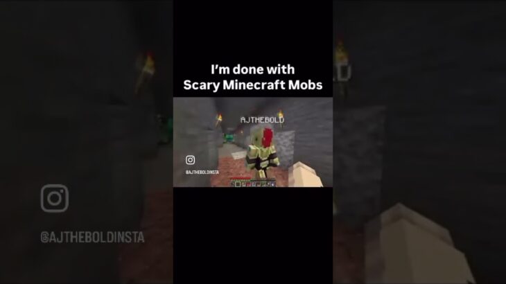 I’m done with these scary Minecraft mods #minecraft #minecraftmemes #gaming #reels