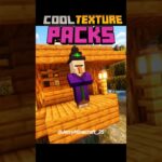 ⛏️🧱MINECRAFT COOL TEXTURE PACKS!! #minecraft #minecraftmods #minecraftshorts #minecraftgameplay