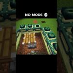 MINECRAFT NO MODS 💀#minecraft #shorts