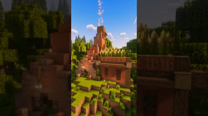【マイクラ】アカシアMOD村 #shorts #minecraft #マイクラ #minecraftbuilding