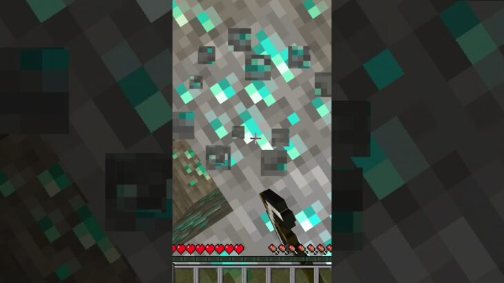 ダイヤを掘ろうとしたら   ②#マイクラ#Minecraft #マインクラフト