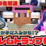 【モトクラ生放送】大富豪におれはなる！マイクラ錬金術で無限に鉄を生み出すトラップを作りたい！！【Minecraft】
