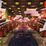 【マイクラ整地】桜階段先の整地・天井張り替え準備【マイクラ建築】【Minecraft】