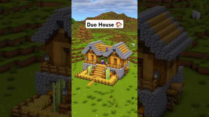 Minecraft Duo Starter House 🏠 #minecraft