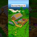 Minecraft Easy Survival House 🏠 #minecraft