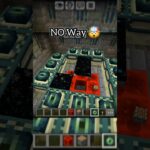 Minecraft End portel moment 🤯 Minecraft no mods (Notch)