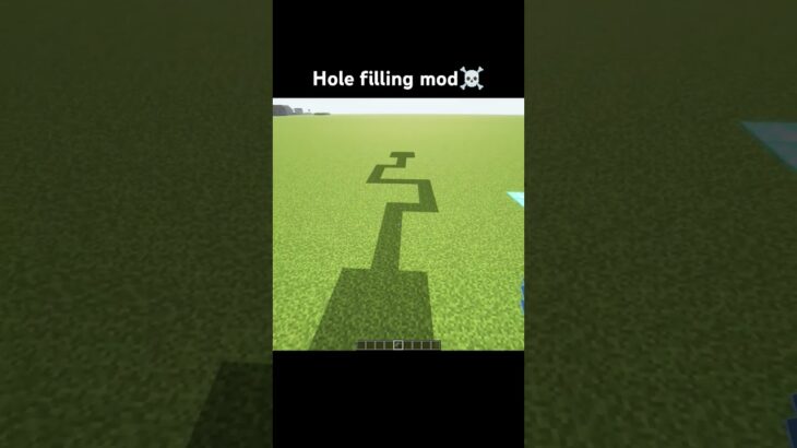 Minecraft HOLE Filling Mod🤯 #shorts #minecraft #viral