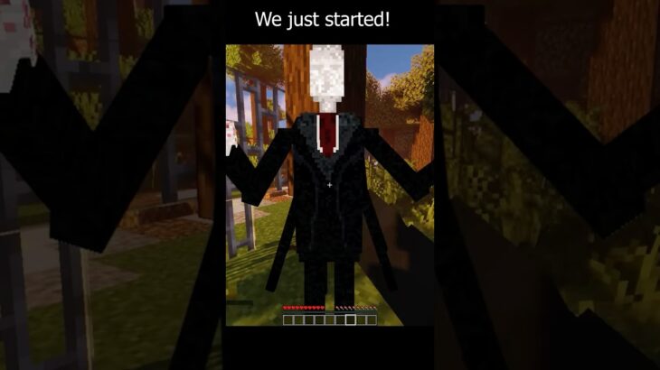 Minecraft Mod (SlenderMan) #minecraft #shorts