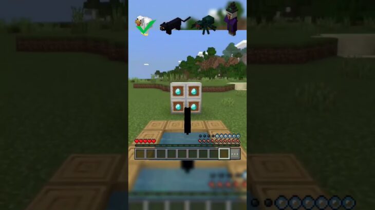 Minecraft Mods vs Depth Strider (はじまりの曲) #minecraft #shorts #meme
