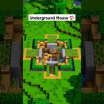 Minecraft Survival Underground House 🏠 #minecraft