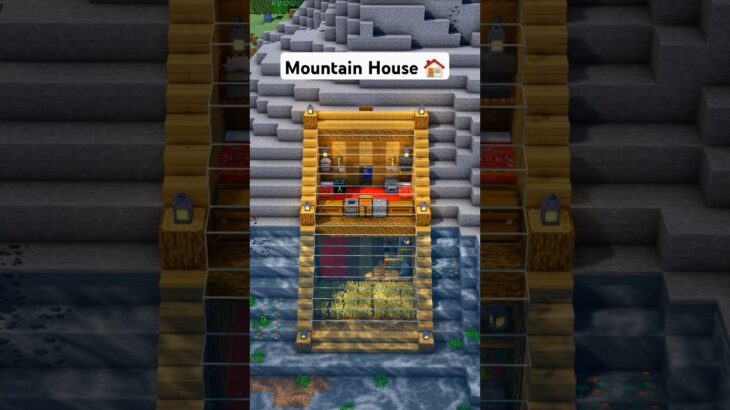Minecraft Underwater Mountain House 🏠 #minecraft
