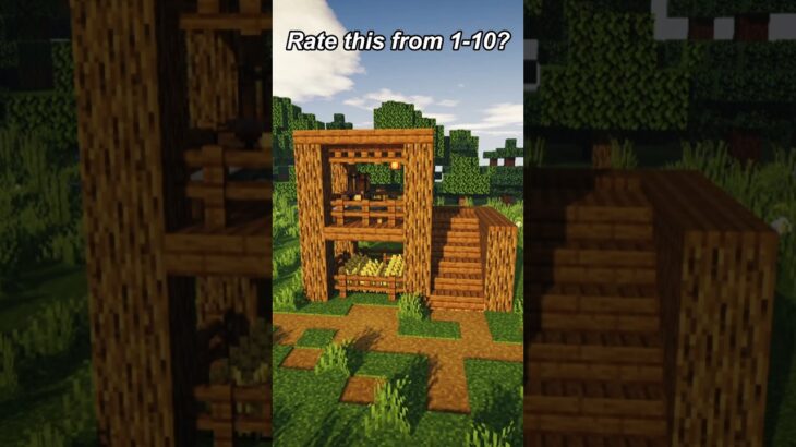 Minecraft easy starter house #shorts #minecraft #minecraftbuilding