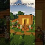 Minecraft house for survival #shorts #minecraft #minecraftbuilding