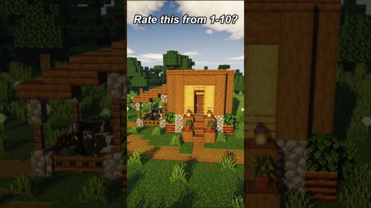 Minecraft house for survival #shorts #minecraft #minecraftbuilding