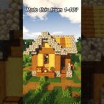 Minecraft starter house #shorts #minecraft #minecraftbuilding