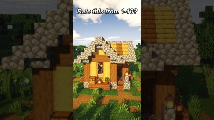 Minecraft starter house #shorts #minecraft #minecraftbuilding