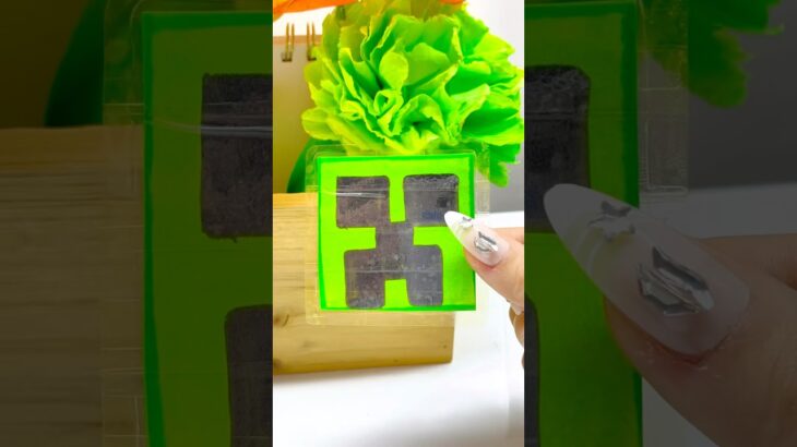 Minecraft sticker 😍 #minecraft #stickers #diy #tutorial #craft
