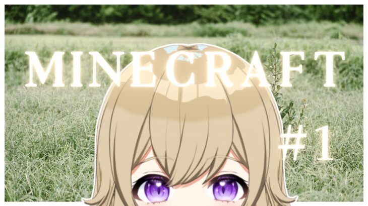 【Minecraft】藤森ちとせ、マイクラの地を踏みます！【 #新人vtuber 】#ちとせらいぶ