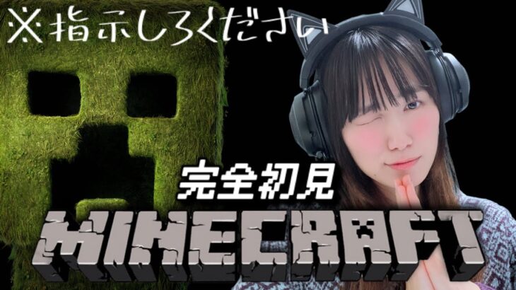 【Minecraft】(求)指示！2025年に完全初見でマインクラフトをやる！今日の目標は家を作る＃１【マイクラ】
