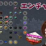 【Minecraft:DEVOURING THE WORLD】エンチャントのその先へ【個人勢Vtuber】