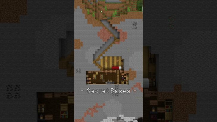 地下に秘密基地を建築するタイムラプス【Minecraft】【#Shorts】 #マイクラ #minecraft #マインクラフト #マイクラ建築