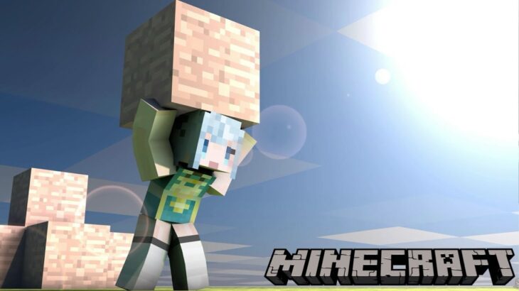 【Minecraft】桜の街づくり⛏️🌸（米姫つな/Vtuber）