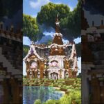 【マイクラ建築】鉱石屋根のファンタジーなお家💎【Minecraft】#shorts #Minecraft #マインクラフト #マイクラ建築 #Minecraftbuilds