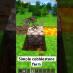 Noobiest Cobblestone Generator in Minecraft