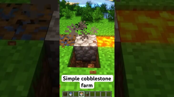 Noobiest Cobblestone Generator in Minecraft
