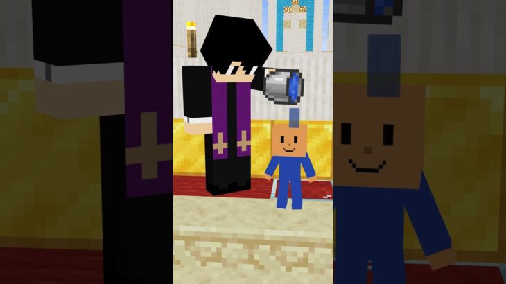 POCOYO Y SU BAUTIZO  #shorts #minecraft  #smilingcritters #sprunki #poppyplaytime4