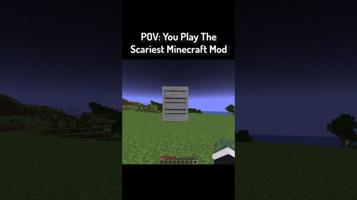 POV: You Play The Scariest Minecraft Mod