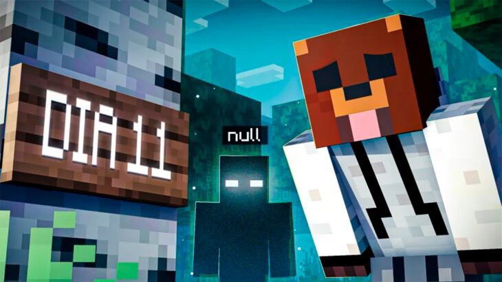 Pasé 11 Dias con Null en Minecraft…