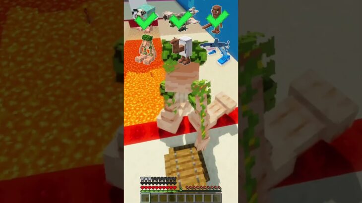 Squid Game ground under your feet VS Italian Brainrots Mobs #minecraft #brainrot #italianbrainrot