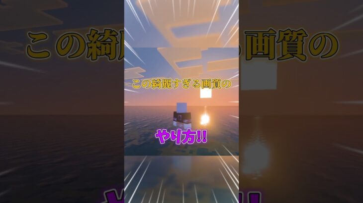 【Switch対応】超画質良くなる設定方法!!#マイクラ #画質