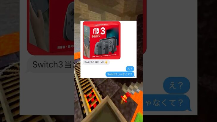 Switch3が当選した女の末路ｗｗ　#マイクラ #スカっと #shorts