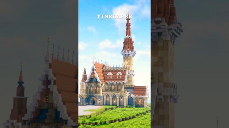 ［マイクラ］かっこいいオレンジの家を作っていくよ。TIMELAPSE  #マインクラフト #minecraftbuilding #minecrafttutorial