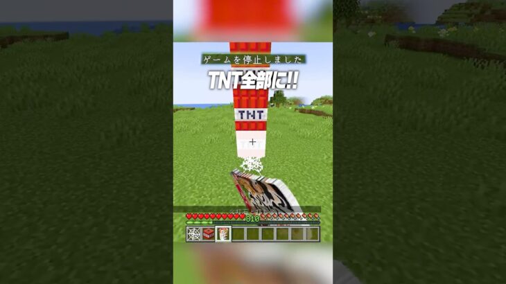 TNTの花火🔥 #shorts #マイクラ