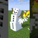 【マイクラアニメ】The Snow Golem need to help?スノーゴーレムに助けは必要？　 #Minecraft　#mineimator 　#shorts