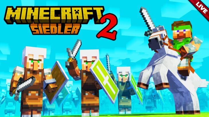 🔴 Unsere erste Armee!!! – Minecraft Siedler 2