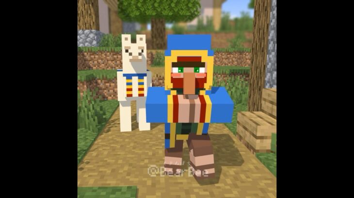 【マイクラアニメ】行商人の訪問販売/ Wandering Trader Uninvited Sales Visit👖 Minecraft Animation
