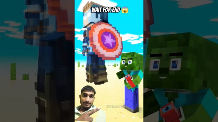 Zombie Help Tung Tung Tung Sahur Becomes Captain lifts Thor Hammer😱 #ipmanlegacy #shorts #minecraft