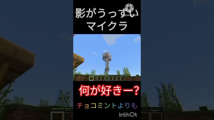 影がうっすいマイクラ #マイクラ #すごい #マインクラフト #面白集 #minecraft #人気 #実況 #なにわ男子 #神業