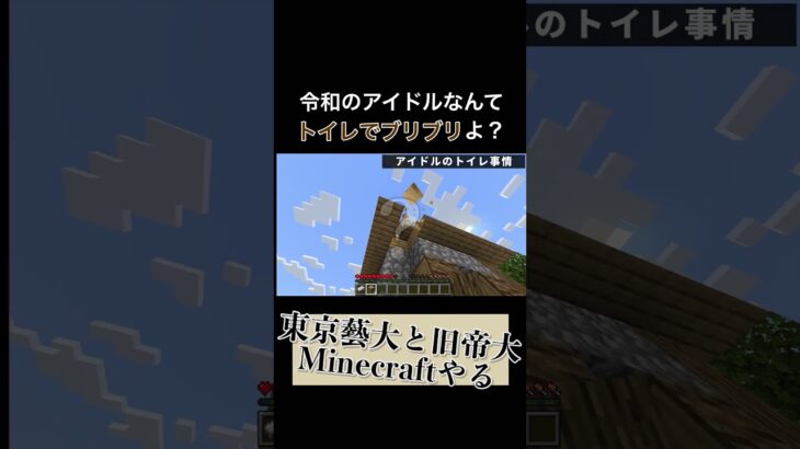 令和のアイドルなんてトイレでブリブリよ？#minecraft #マイクラ