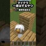 マイクラ一度はするやつ #マイクラ #マインクラフト #minecraft #ゲーム