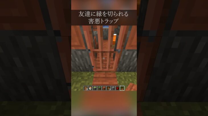 友達に縁を切られる悪質マグマトラップ#minecraft  #マイクラ