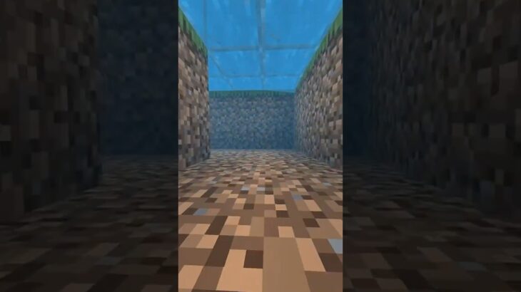 水とガラスの水中探検　#minecraft #マイクラ #水 #ガラス #水中探検