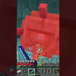 ゴリ押し海底神殿攻略【マイクラ統合版】 エンチャントがついているダイヤの剣でゴリ押し#minecraft #マイクラ #マインクラフト
