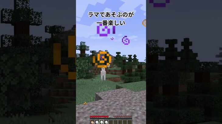 ラマさんごめん…#マイクラ #minecraft