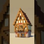 マイクラ初心者でもできるおしゃれ建築！洋風な家 #マイクラ #マイクラ建築 #minecraft