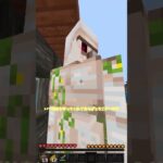 アイアンゴーレムを見つけたときの違い #マイクラ #minecraft #minecraft